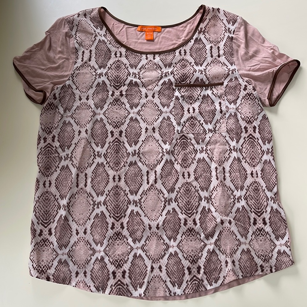 Joe Fresh pink blouse